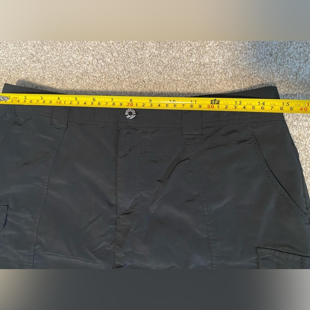 WindRiver Black Skort Size 6 Nylon Hiking Skirt Shorts Outdoor - Picture 9 of 9